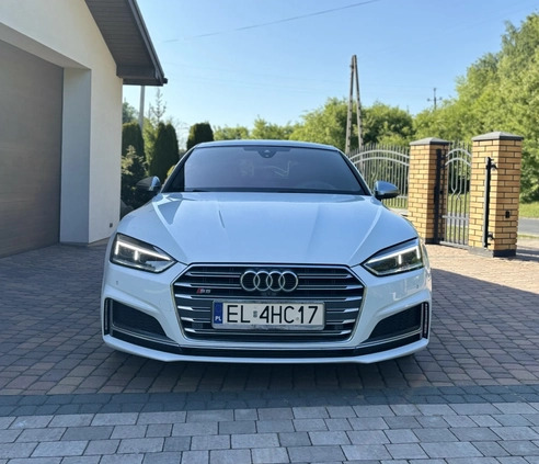 Audi S5 cena 153000 przebieg: 73000, rok produkcji 2018 z Pabianice małe 191